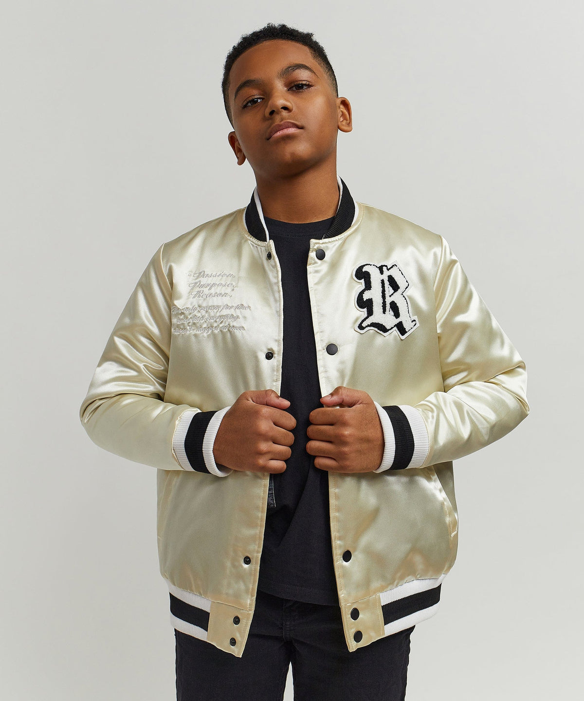 Kids Ply Hard Satin Jacket