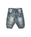 Kids Mini Hiram Denim Shorts - Blue